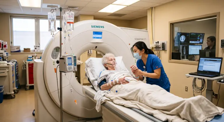 elderly and CT