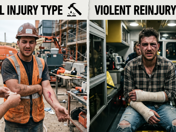 Initial Injury Type and Violent Reinjury