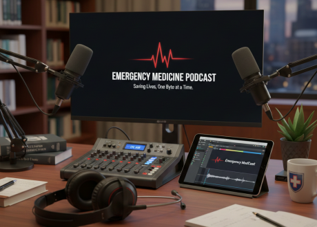em podcast