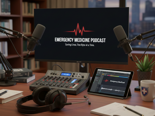 em podcast