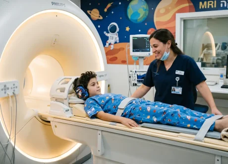 ילד ב mri
