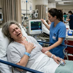 כאב בחזה אישה